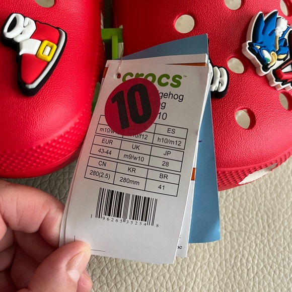 NWT - Crocs Sonic The Hedgehog Classic Clog - EU 43/M10W12 - Picture 10 of 10